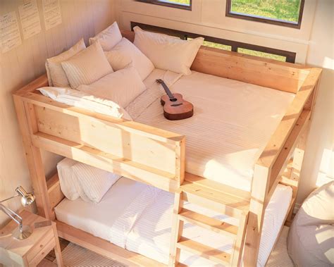 Blueprints to Building a Full Over Full Bunk Bed - DIY projects plans