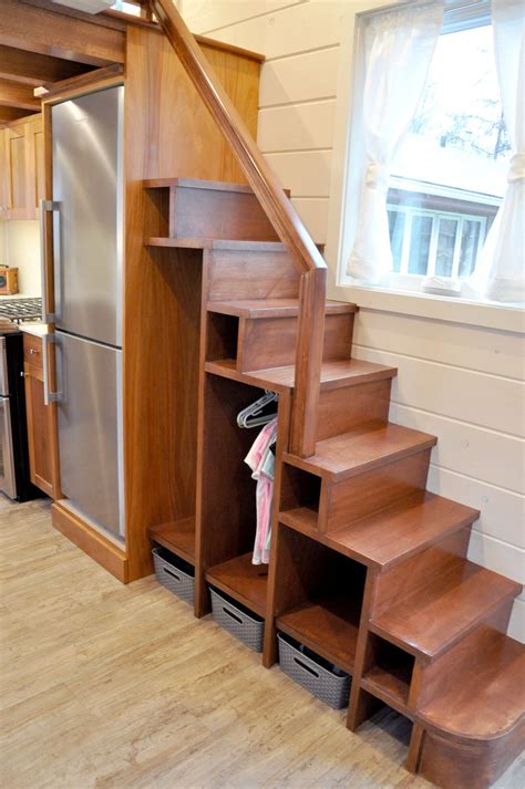 Molecule Tiny Homes Stairs Storage