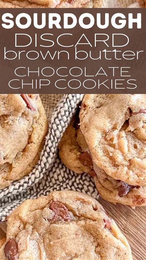 Brown Butter Sourdough Discard Chocolate Chip Cookies - Twelve On Main