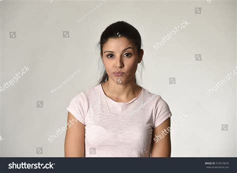 Young Beautiful Arrogant Moody Spanish Woman Stock Photo 574519633 ...