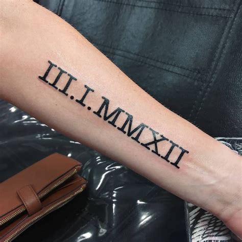 70+ Roman Numeral Tattoos That Will Mark Your Most Memorable Date ...