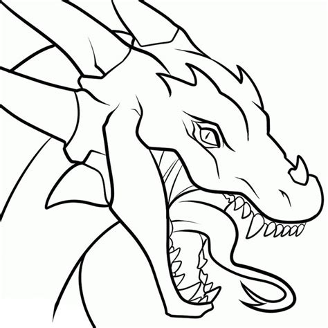 Simple Dragon Drawing