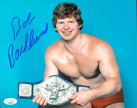 Bob Backlund signed 8x10 Photo (w/ JSA) - Signed By Superstars