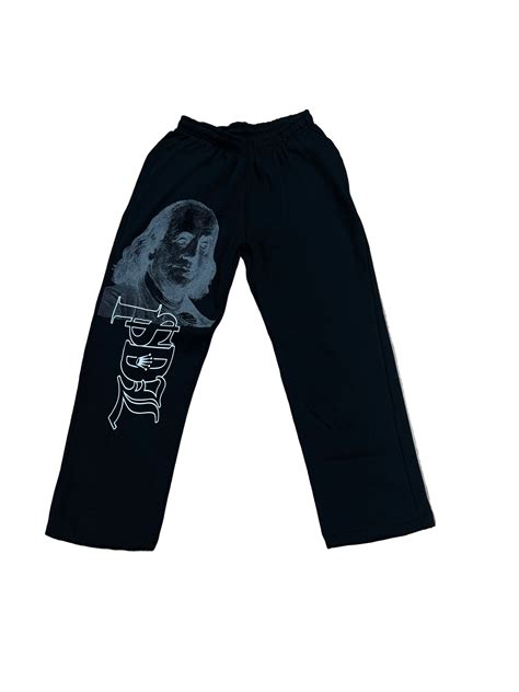 SKY DA LIMIT BLACK BENJAMIN MONEY SWEATPANTS