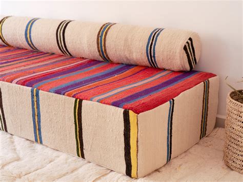 210cm // 7 ft Moroccan High Floor Seating - ASALALIVING