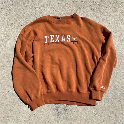 Texas Longhorns Starter crew neck sweater 🐂 • size... - Depop