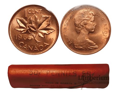 1965 Canada - 1 Cent Original Roll