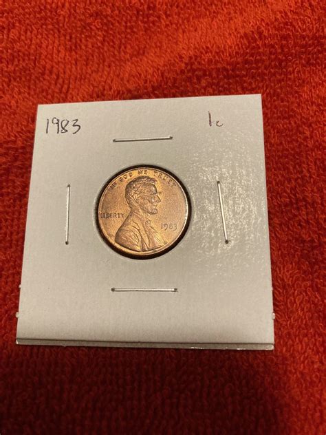 1983 (P) 1c Lincoln Memorial Cent Small Cent - For Sale, Buy Now Online ...