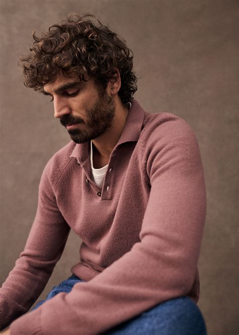 Polo • Instagram | Pink sweater men, Moreno, Denim t shirt