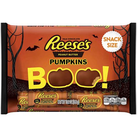Reese's Halloween Peanut Butter Pumpkins Snack Size - 10.2oz - BrickSeek