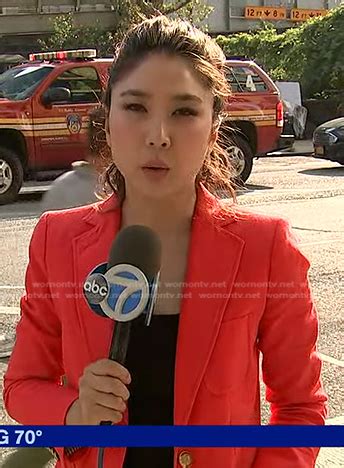WornOnTV: Janice Yu’s red blazer on Good Morning America | Clothes and ...