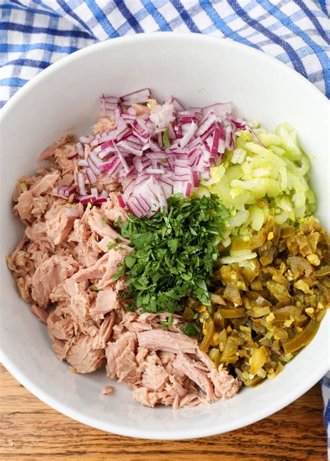 Spicy Tuna Salad - Barefeet in the Kitchen