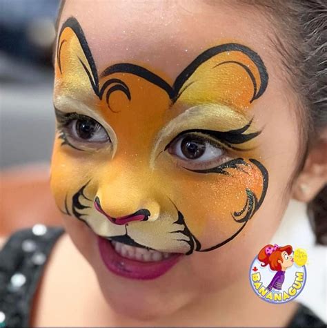Pin by Lucy Fletcher on Facepainting | Lion face paint, Girl face ...