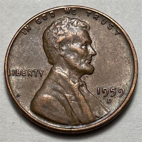 1959 D Lincoln Memorial Cent Copper Alloy Penny. 11351 - For Sale, Buy ...
