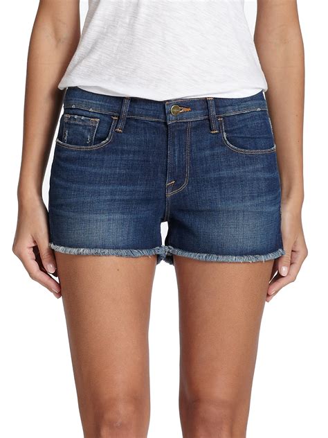 Female Denim Cut Off Shorts at Jett Embling blog