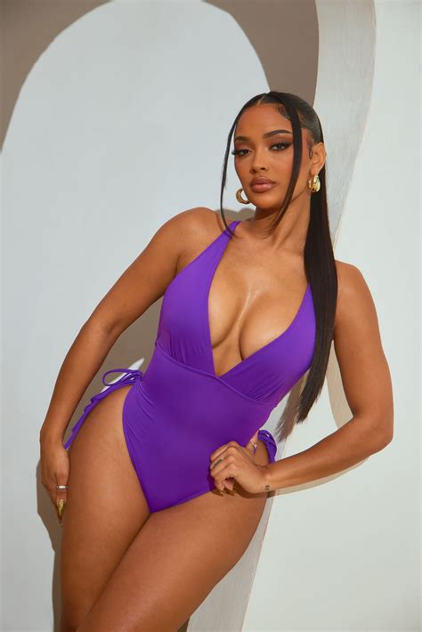 Leisure Summer Days 1 Piece Swimsuit - Purple | Fashion Nova