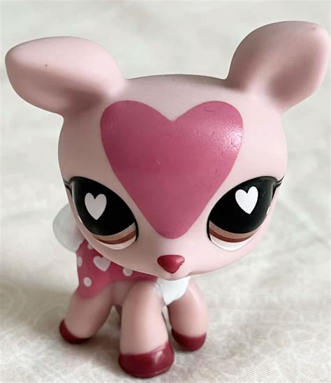 #lps lps158 pink heart deer | Lps littlest pet shop, Lps pets, Custom lps