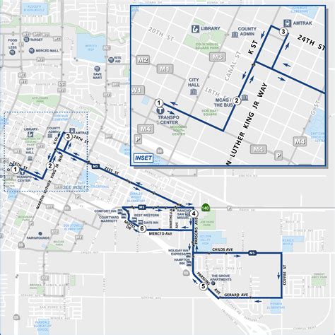 M5 - Merced South-East | Merced Transit Authority, CA - Official Website