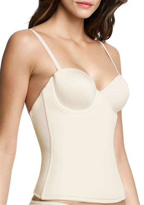 Dominique Plus Size Paige Padded Strapless Longline Bra | Belk