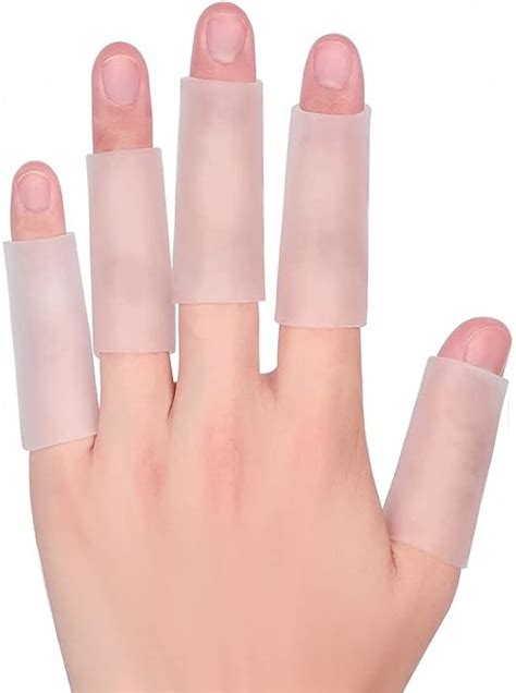 Amazon.com: Zxfuture 20 PCS Gel Finger Sleeve Protectors, Trigger ...
