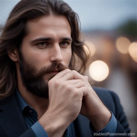 Long Hair And Beard