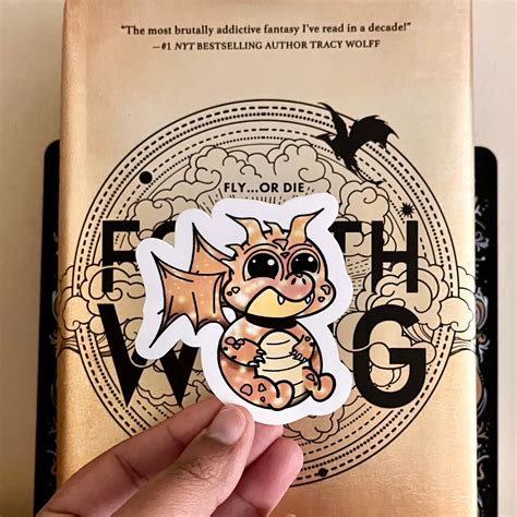 Andarna | Fourth Wing Character Sticker | Licensed Fourth Wing Merch ...