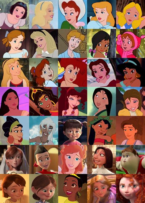 Disney princesses........from OLD to NEW | Disney girl characters ...