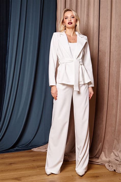 Women business suit White Women Suit Women 3 piece Suit | Etsy