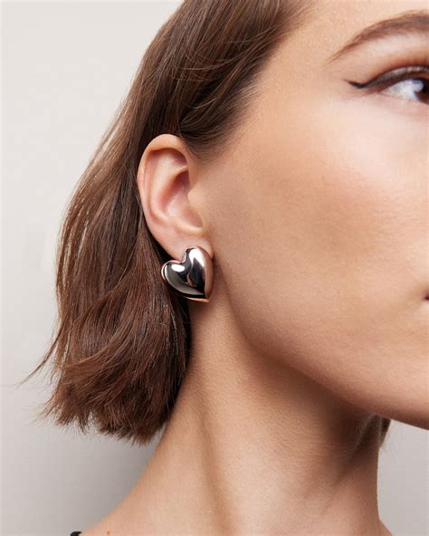 Small Puffy Heart Earrings | Jennifer Fisher