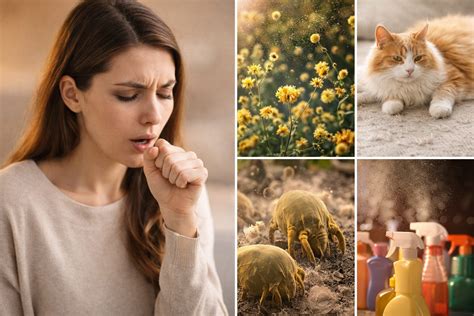 Are allergies to blame for a sore throat and a cough?