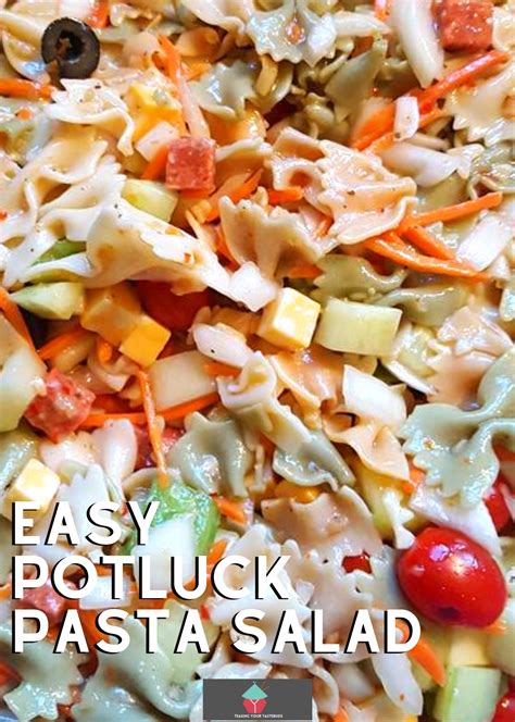 Easy Potluck Pasta Salad | Lovefoodies