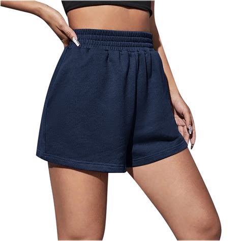 Hyxling Comfy Stretch Twill Shorts for Women Pull on Shorts Ladies ...