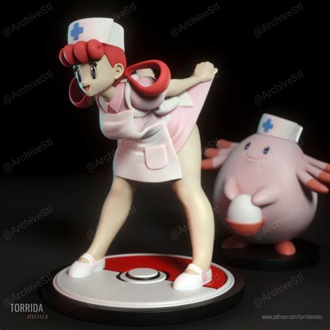 Nurse Joy Torrida Minis Stl Nsfw 3d Figure - Etsy