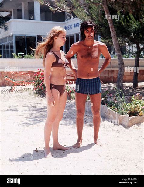 George Best football player and Susan George actress on holiday in ...