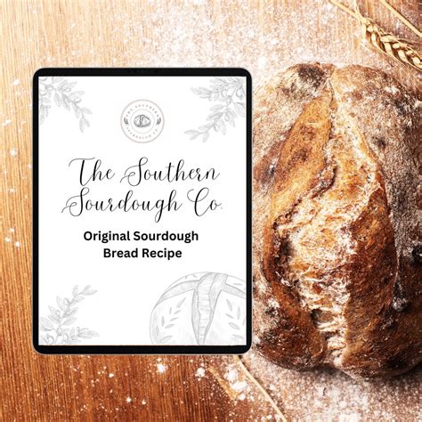 The Southern Sourdough Co Original Sourdough Bread Recipe - Etsy
