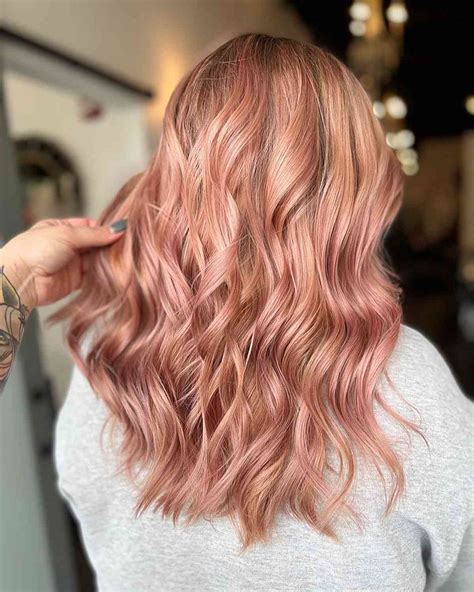 Rose Gold Color Hair