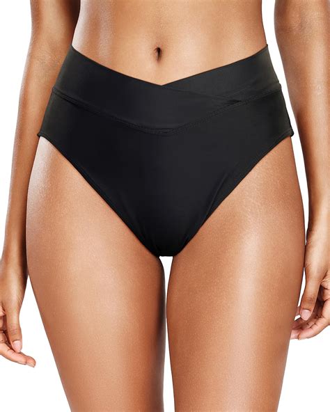 Snapklik.com : Holipick Black High Waisted Bikini Bottoms