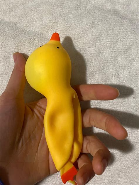 Is this called a squishy toy? Can I say the head is bulging and the ...