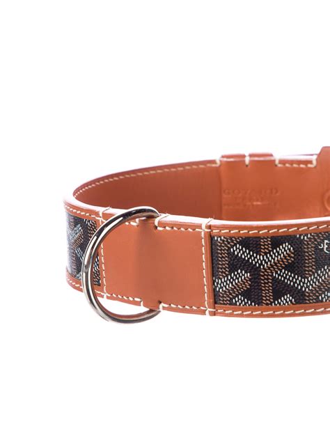 Goyard Goyardine Dog Collar - Brown Pet Accessories, Decor ...