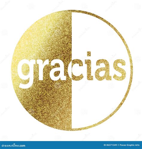Muchas Gracias Many Thanks In Spanish Card Cartoon Vector ...