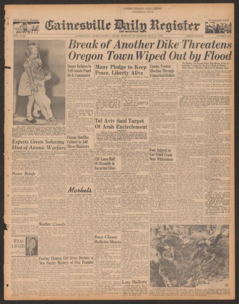 Gainesville Daily Register and Messenger (Gainesville, Tex.), Vol. 58 ...