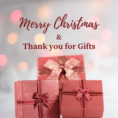 200+ Thank You Messages For Christmas Gifts