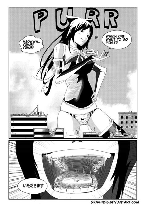 Hungry giantess Cat Girl - vore by giorunog on DeviantArt