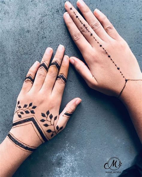 50 Gorgeous And Simple Henna Designs For The Minimalist Mehndi ...