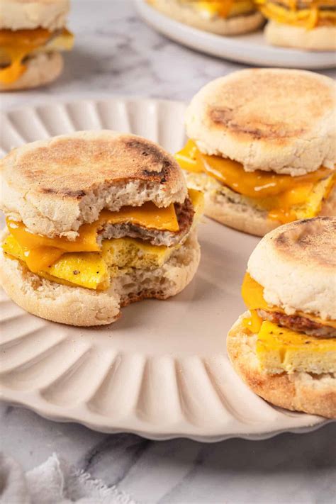 Frozen Breakfast Sandwiches | Yoga Pit