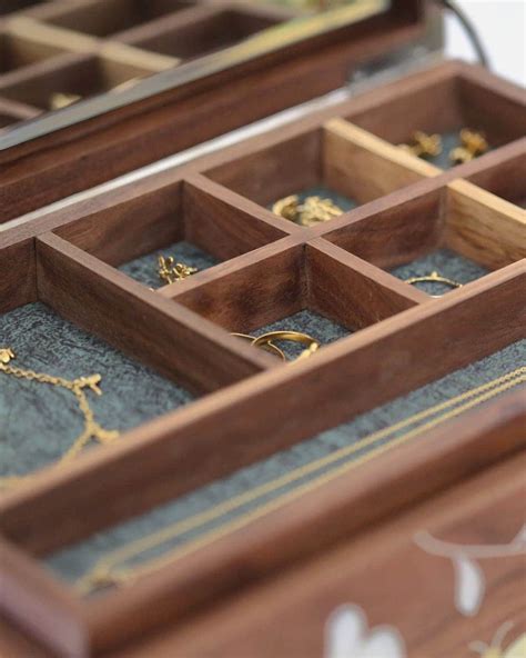 Handmade Wooden And Mother Of Pearl Jewellery Boxes - Alex Monroe Jewellery