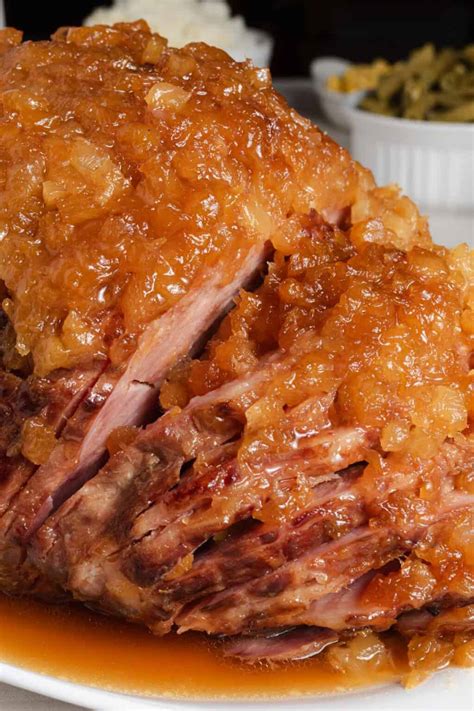 Easy 3-Ingredient Ham Glaze with Pineapple and Brown Sugar - Mandi of ...