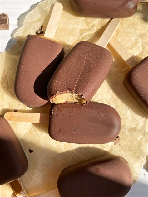 Chocolate Covered Banana Ice Cream Bars - Bake It Paleo