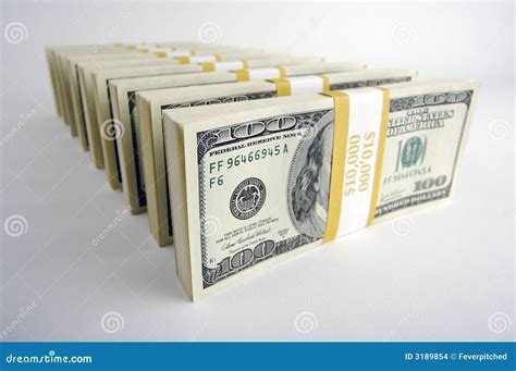 Stack of Hundred Dollar Bills Stock Photo - Image of background ...