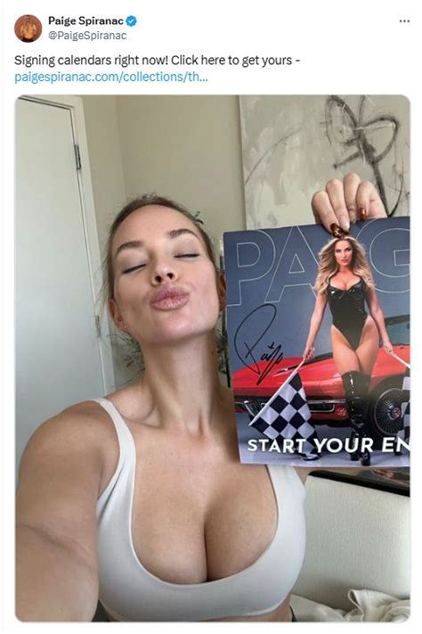 Paige Spiranac releases 2025 Wall Calendar with signed copies going for ...